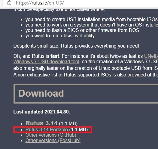 rufus download for mac os